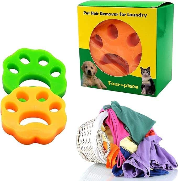 Modern Pet Hair Remover for Laundry, Comes with 4 in a Pack, Reusable