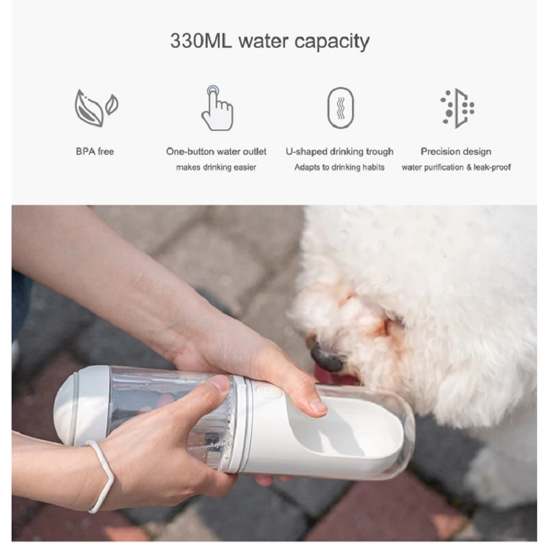 Outdoor Travel Pet Water Dispenser Pet Dog Cat Water Bottle